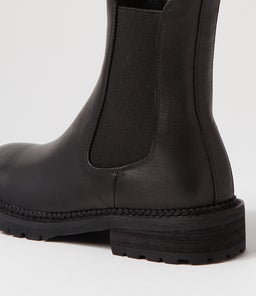 ROKKIE MI BLACK BLACK SOLE LEATHER