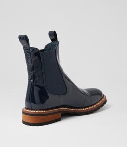ROKKIE MI NAVY PATENT LEATHER