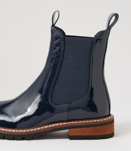 ROKKIE MI NAVY PATENT LEATHER