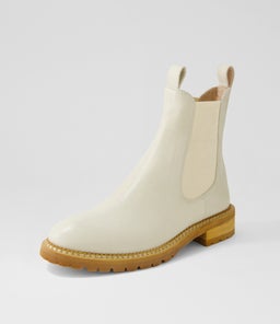ROKKIE MI OATMILK LT NATURAL HEEL LEATHER