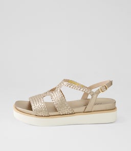 BRESSLE MI CHAMPAGNE WHITE SOLE LEATHER