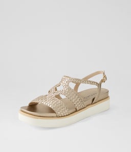 BRESSLE MI CHAMPAGNE WHITE SOLE LEATHER