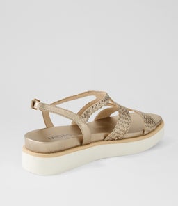 BRESSLE MI CHAMPAGNE WHITE SOLE LEATHER