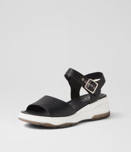OYMI MI BLACK WHITE&BLACK LEATHER