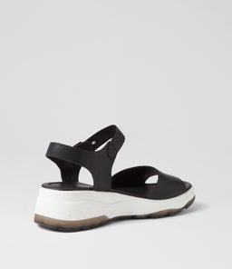 OYMI MI BLACK WHITE&BLACK LEATHER