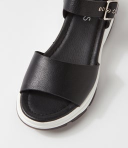 OYMI MI BLACK WHITE&BLACK LEATHER