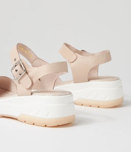 OYMI MI PALE PINK WHITE&PINK LEATHER