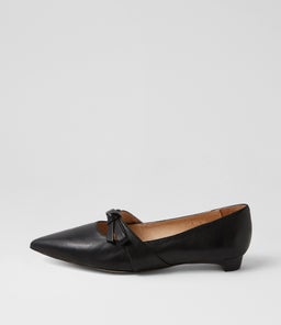 DOLCE MI BLACK BLACK HEEL LEATHER