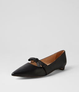 DOLCE MI BLACK BLACK HEEL LEATHER