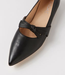 DOLCE MI BLACK BLACK HEEL LEATHER