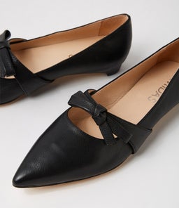 DOLCE MI BLACK BLACK HEEL LEATHER