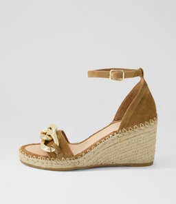 GEYSI MI LT CHOC NATURAL ROPE SUEDE