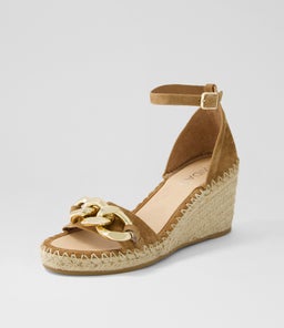 GEYSI MI LT CHOC NATURAL ROPE SUEDE