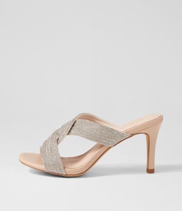 NALETO MI NUDE SILVER LEATHER JEWELS