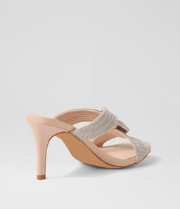 NALETO MI NUDE SILVER LEATHER JEWELS