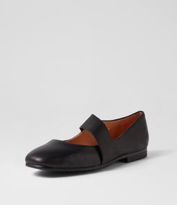 MAERA MI BLACK BLACK SHINE LEATHER ELASTIC