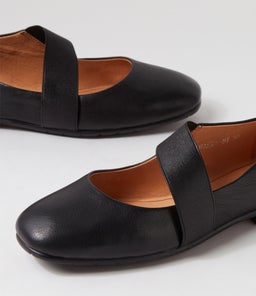 MAERA MI BLACK BLACK SHINE LEATHER ELASTIC