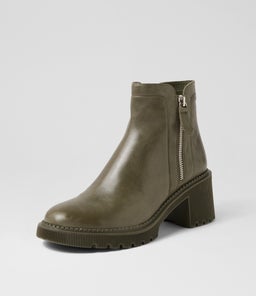 ZANTO MI OLIVE LEATHER