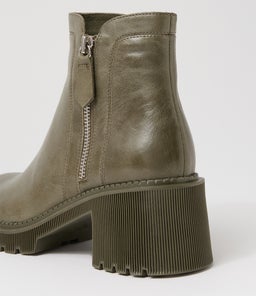 ZANTO MI OLIVE LEATHER