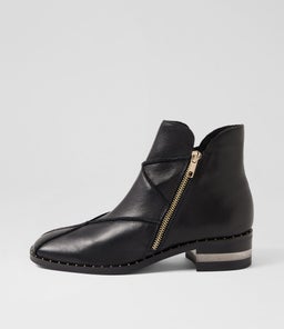 FOSOR MI BLACK BLACK HEEL LEATHER