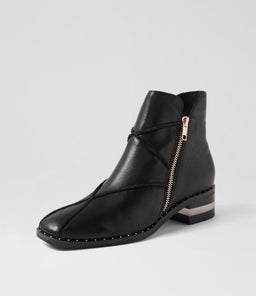 FOSOR MI BLACK BLACK HEEL LEATHER