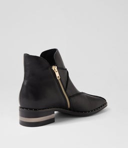FOSOR MI BLACK BLACK HEEL LEATHER