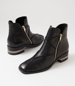 FOSOR MI BLACK BLACK HEEL LEATHER