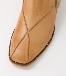 FOSOR MI DK TAN LEATHER