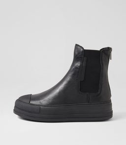 GANDAL MI BLACK BLACK SOLE LEATHER