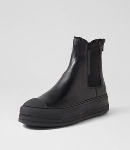 GANDAL MI BLACK BLACK SOLE LEATHER