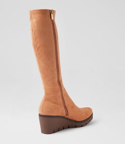 NIKKA MI CAPPUCCINO STRETCH MICROSUEDE