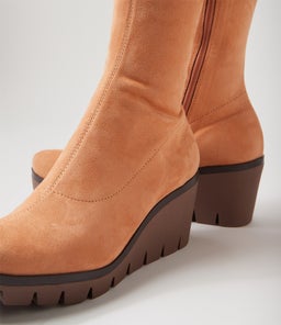 NIKKA MI CAPPUCCINO STRETCH MICROSUEDE