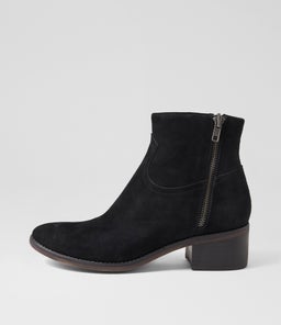 PAKKA MI BLACK BLACK HEEL SUEDE