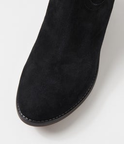 PAKKA MI BLACK BLACK HEEL SUEDE