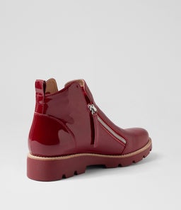 MOTTY MI RED DK RED LEATHER PATENT
