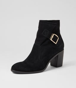 TIFET MI BLACK BLACK HEEL SUEDE