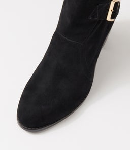 TIFET MI BLACK BLACK HEEL SUEDE