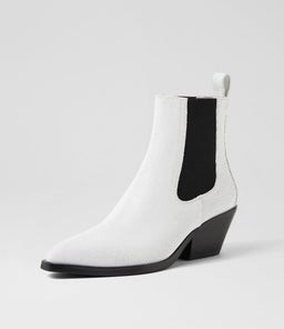 RIGE MI WHITE LIZARD LEATHER