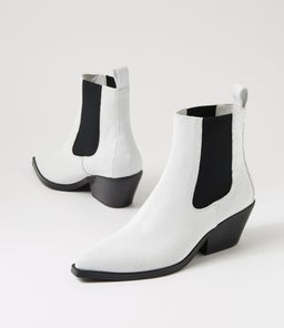 RIGE MI WHITE LIZARD LEATHER