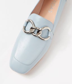 NELLAH MI PALE BLUE LEATHER