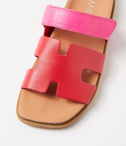 NACCO MI RED BRIGHT PINK LEATHER