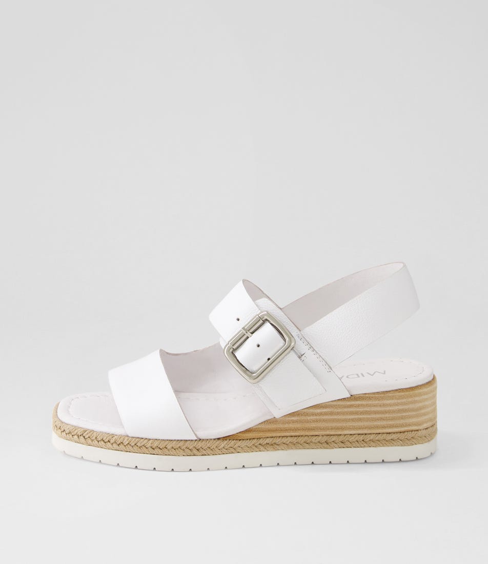 Issy White Leather Sandals Issy White Leather Sandals