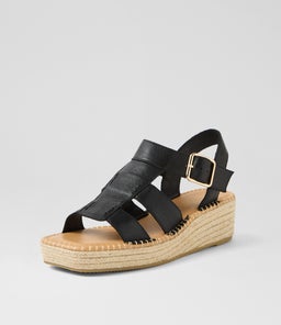 YESMA MI BLACK NATURAL ROPE LEATHER