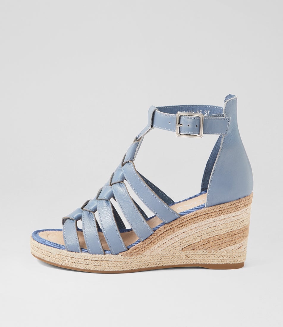Palame Denim Leather Sandals Palame Denim Leather Sandals