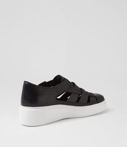 YATTEL MI BLACK WHITE SOLE LEATHER