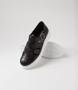 YATTEL MI BLACK WHITE SOLE LEATHER