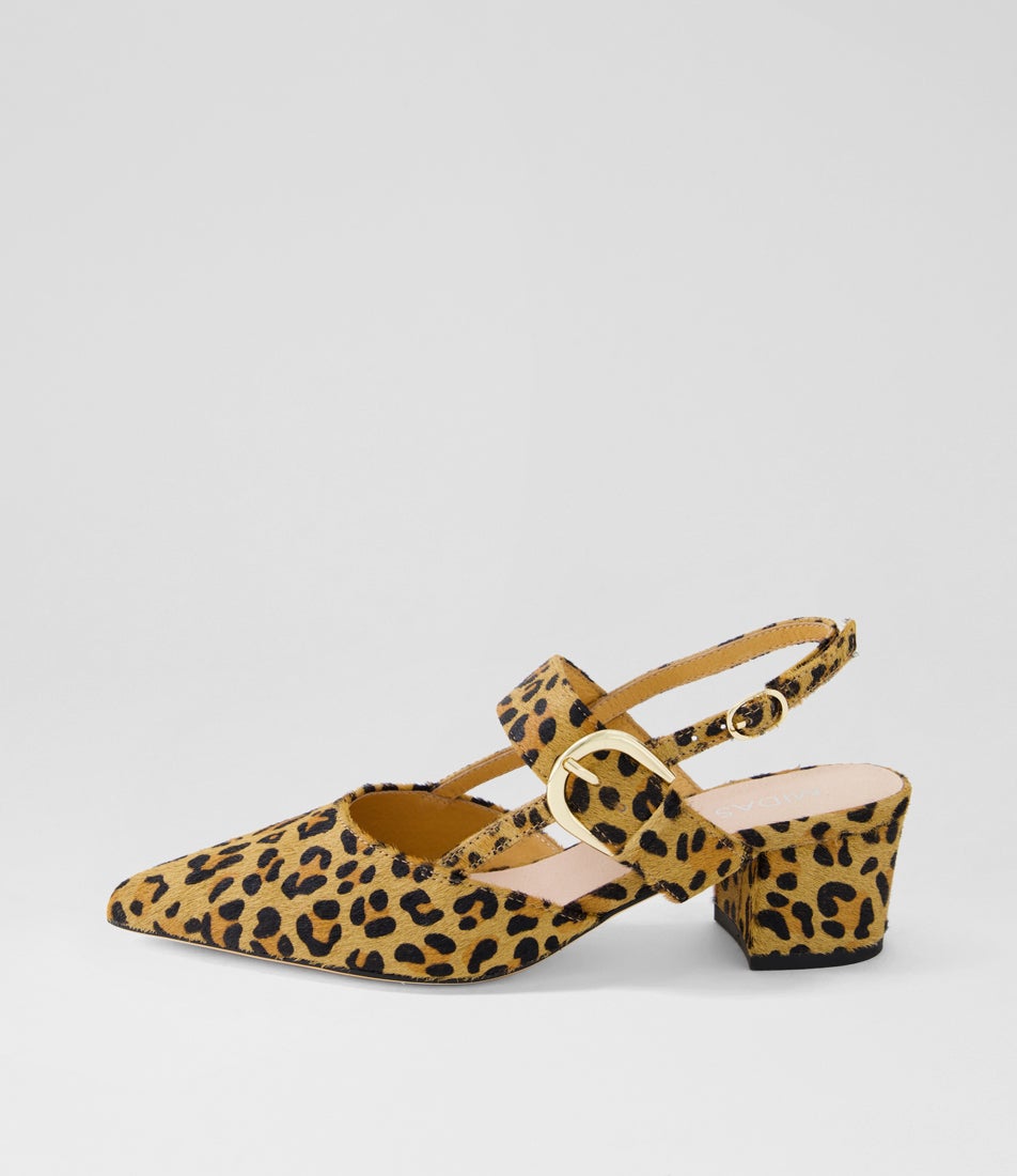 Atten Leopard Pony Heels Atten Leopard Pony Heels