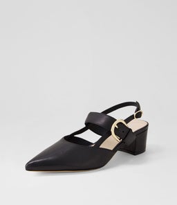 ATTEN MI BLACK LEATHER