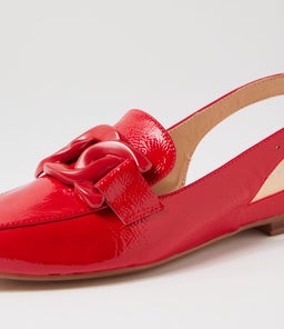 FAVIL MI NEW RED PATENT LEATHER