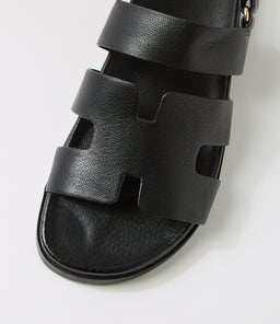 RAFFAY MI BLACK LEATHER